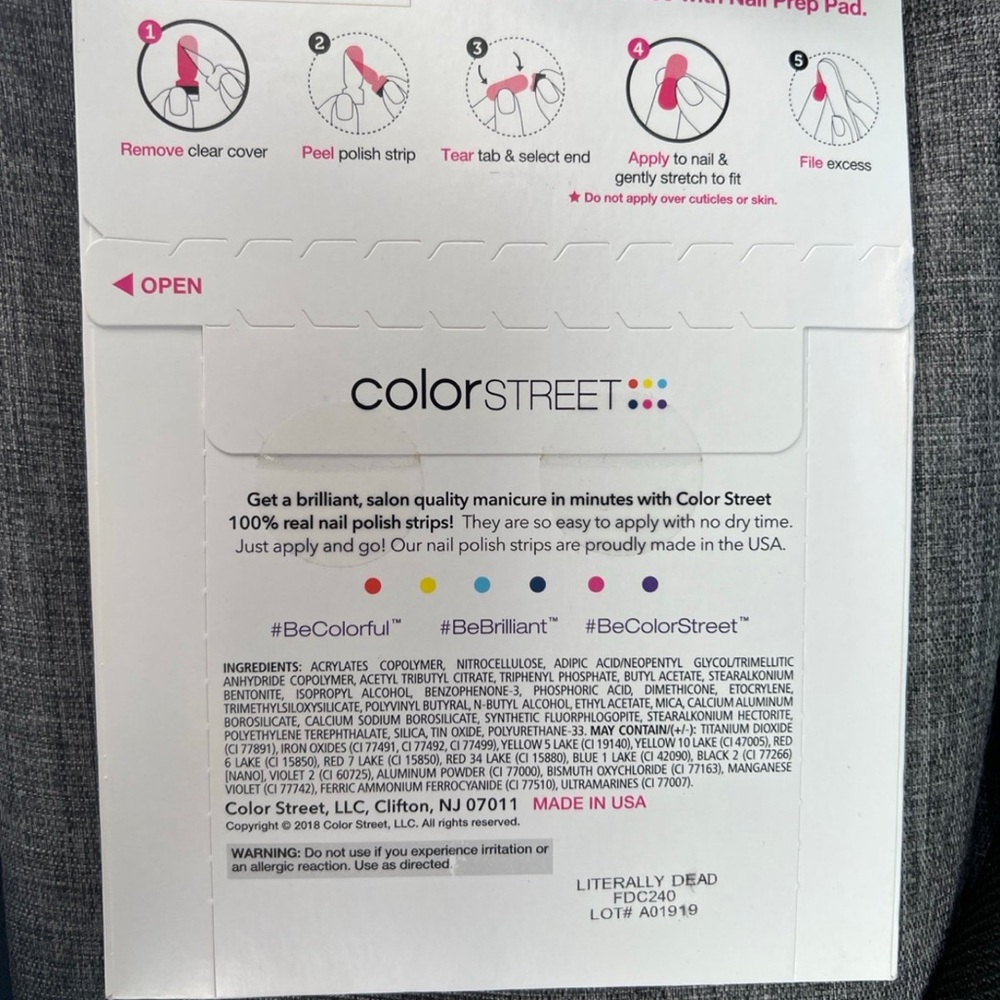 Color Street Nail Polish Strips